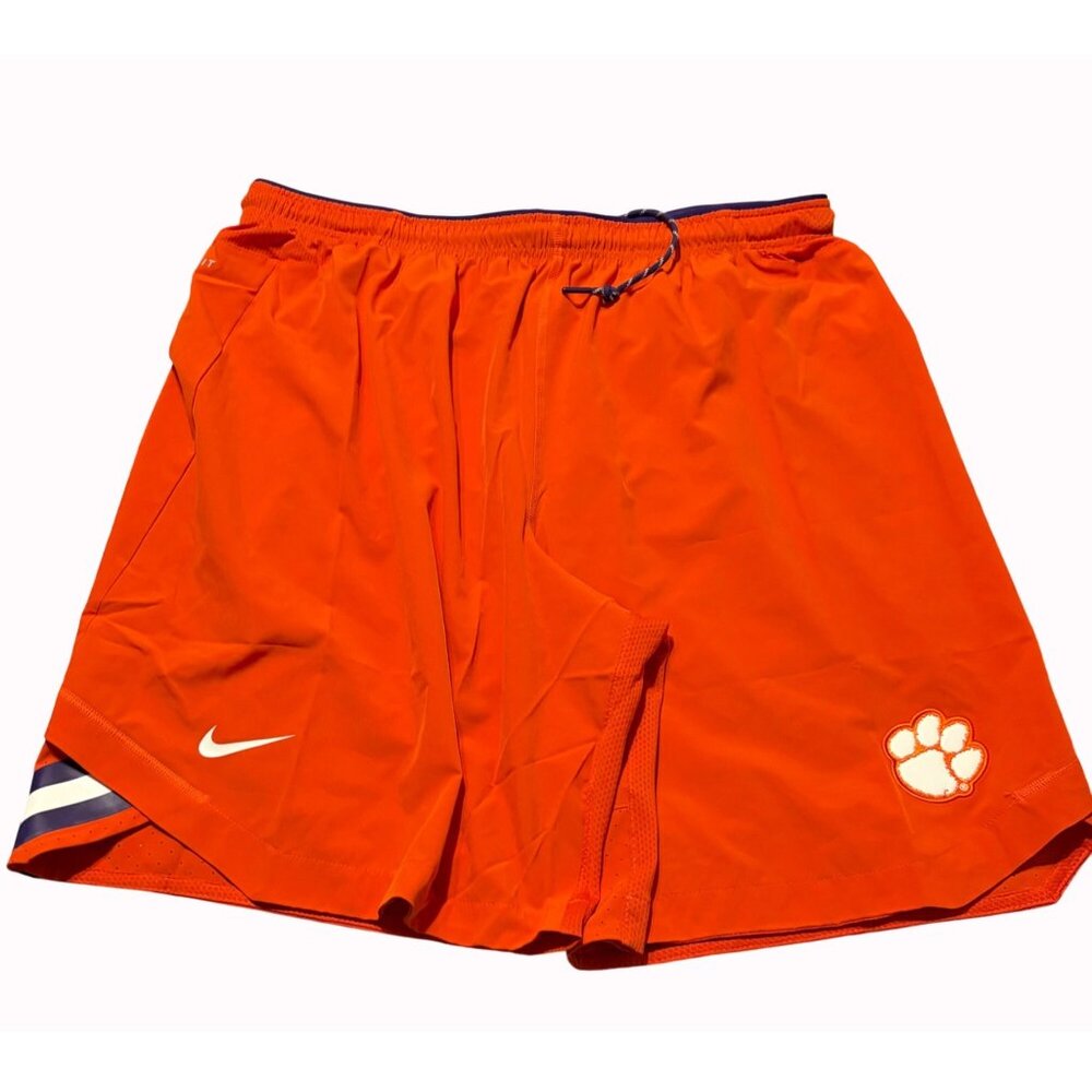 Clemson Tigers Men's 3XL Nike Football On Field Dri-Fit Shorts  - Orange - NEW!